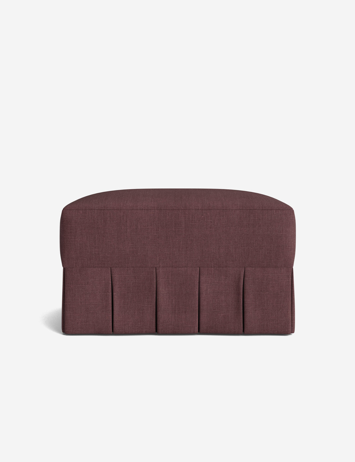 Portola Pleated Ottoman