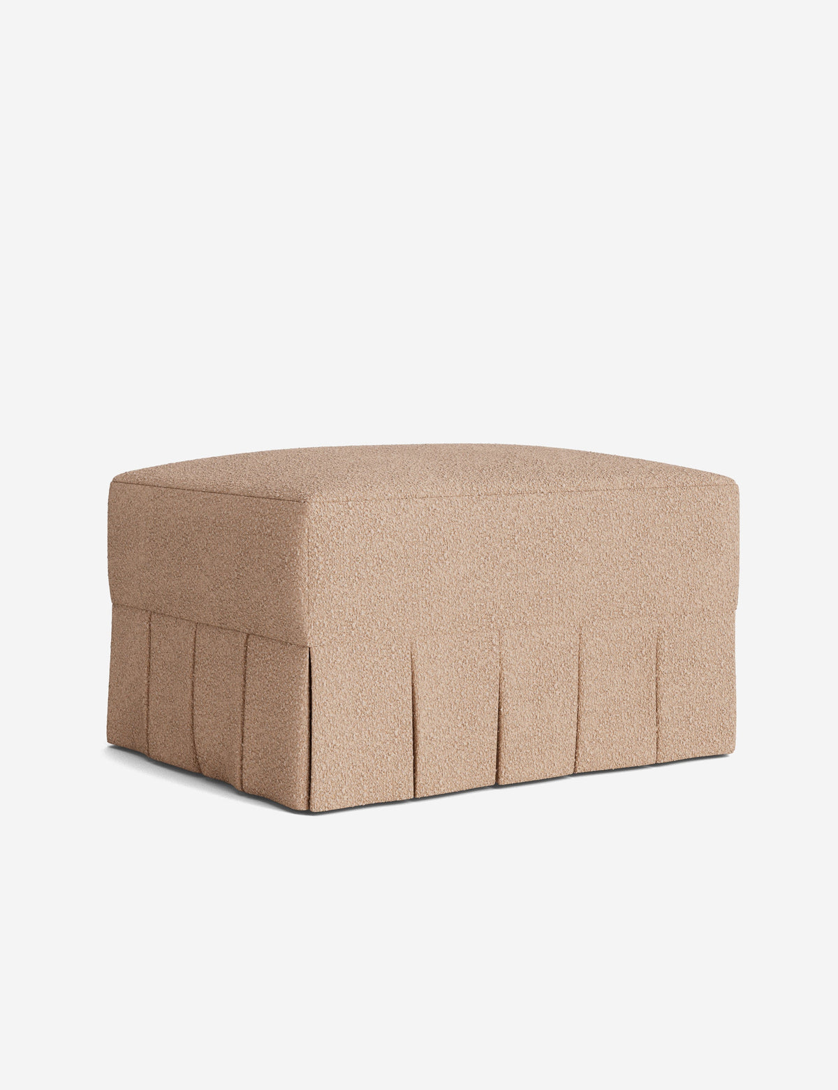 Portola Pleated Ottoman