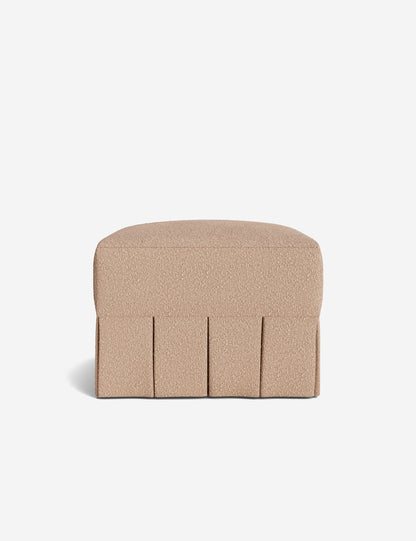 Portola Pleated Ottoman
