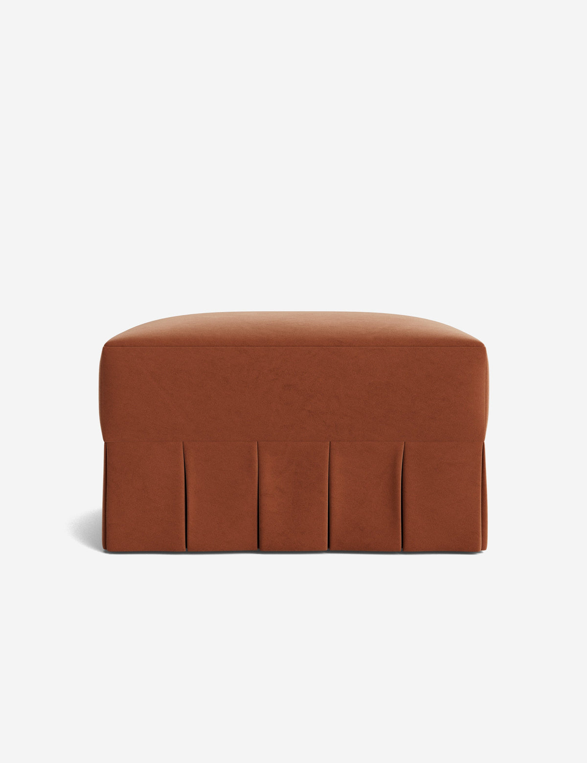 Portola Pleated Ottoman