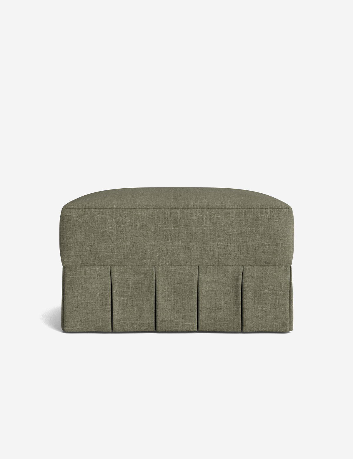 Portola Pleated Ottoman