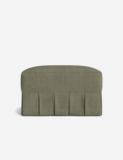Portola Pleated Ottoman