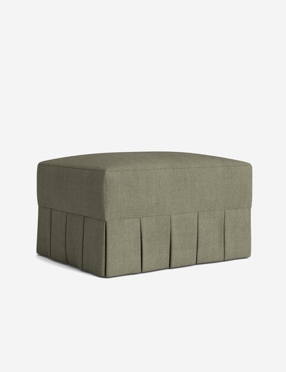 Portola Pleated Ottoman