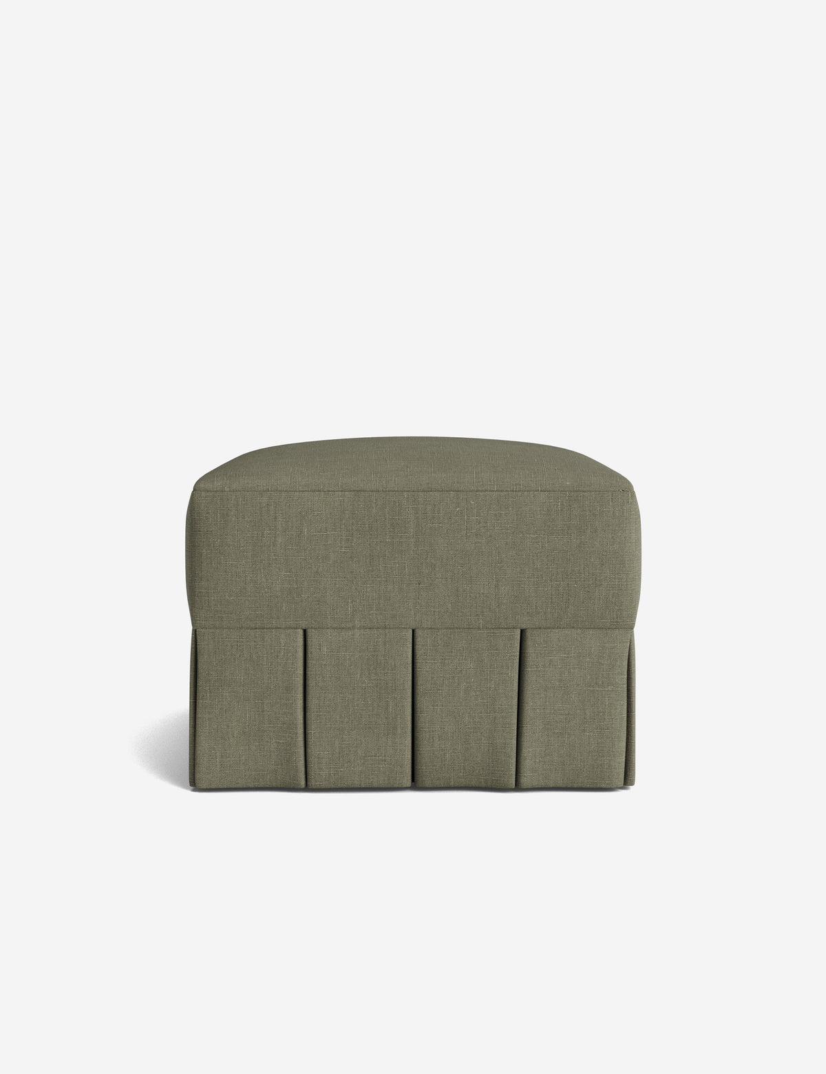 Portola Pleated Ottoman