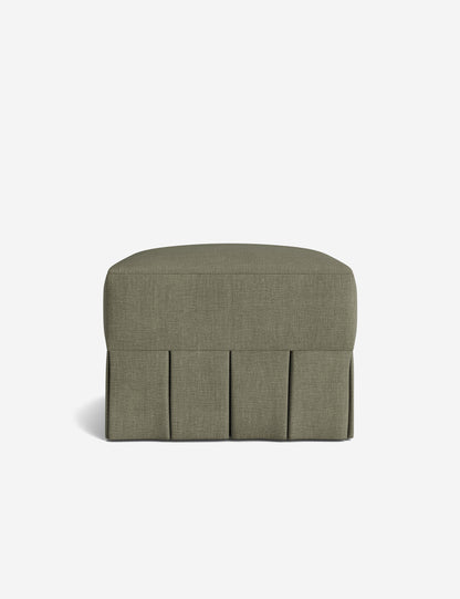 Portola Pleated Ottoman
