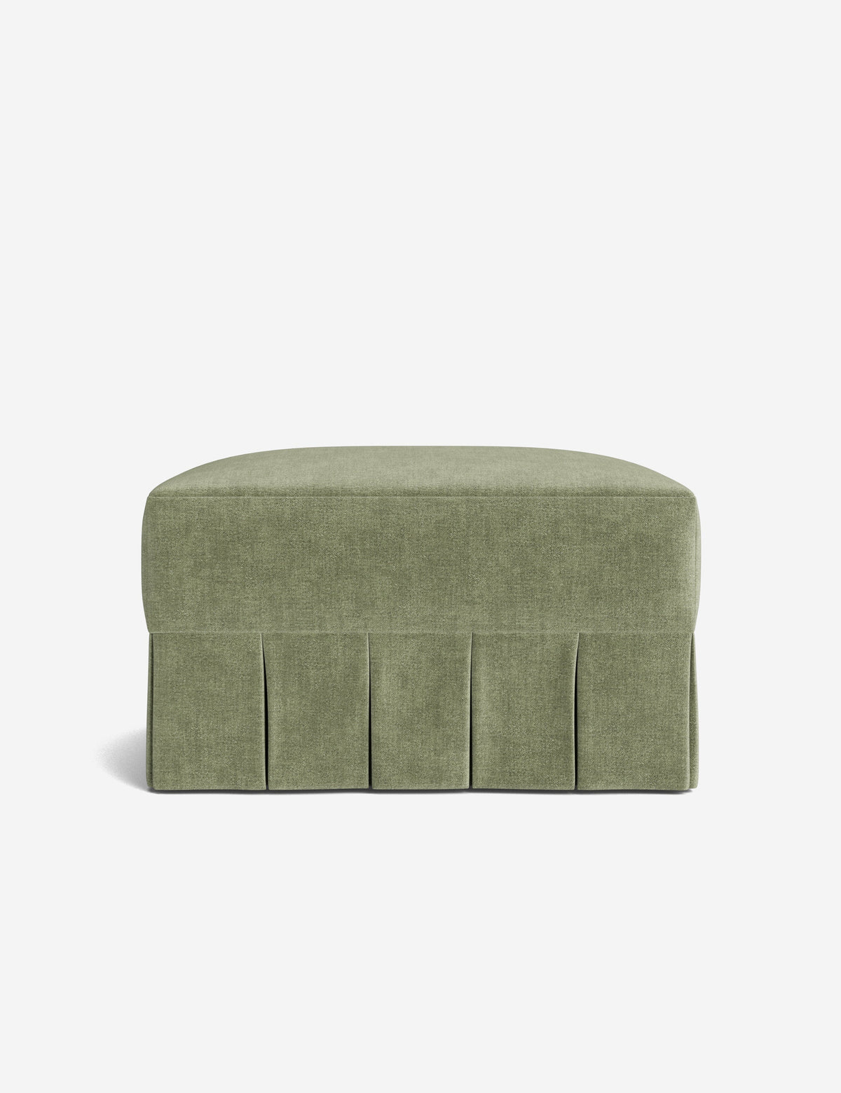 Portola Pleated Ottoman