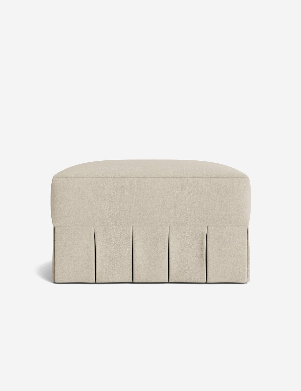 Portola Pleated Ottoman