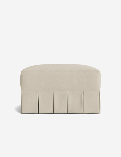 Portola Pleated Ottoman