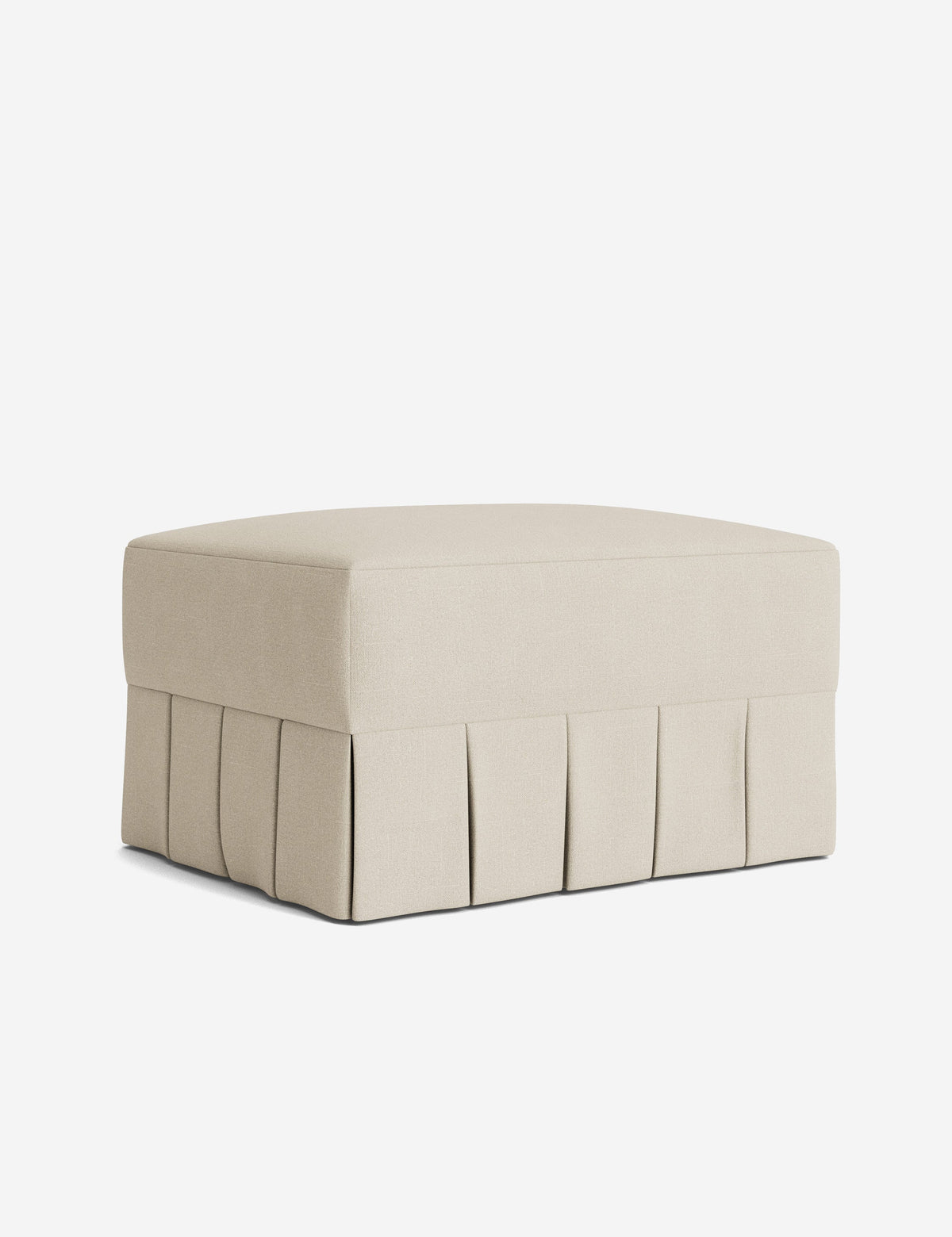 Portola Pleated Ottoman