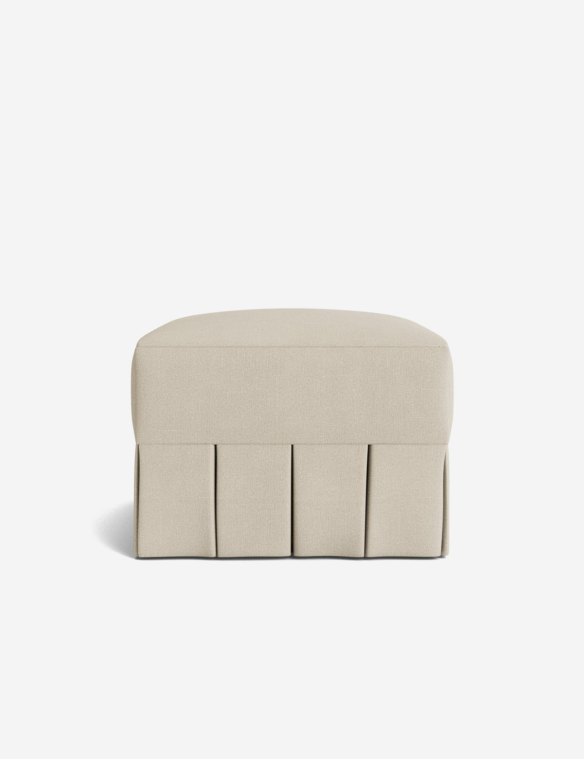 Portola Pleated Ottoman