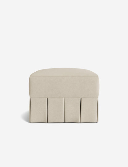 Portola Pleated Ottoman