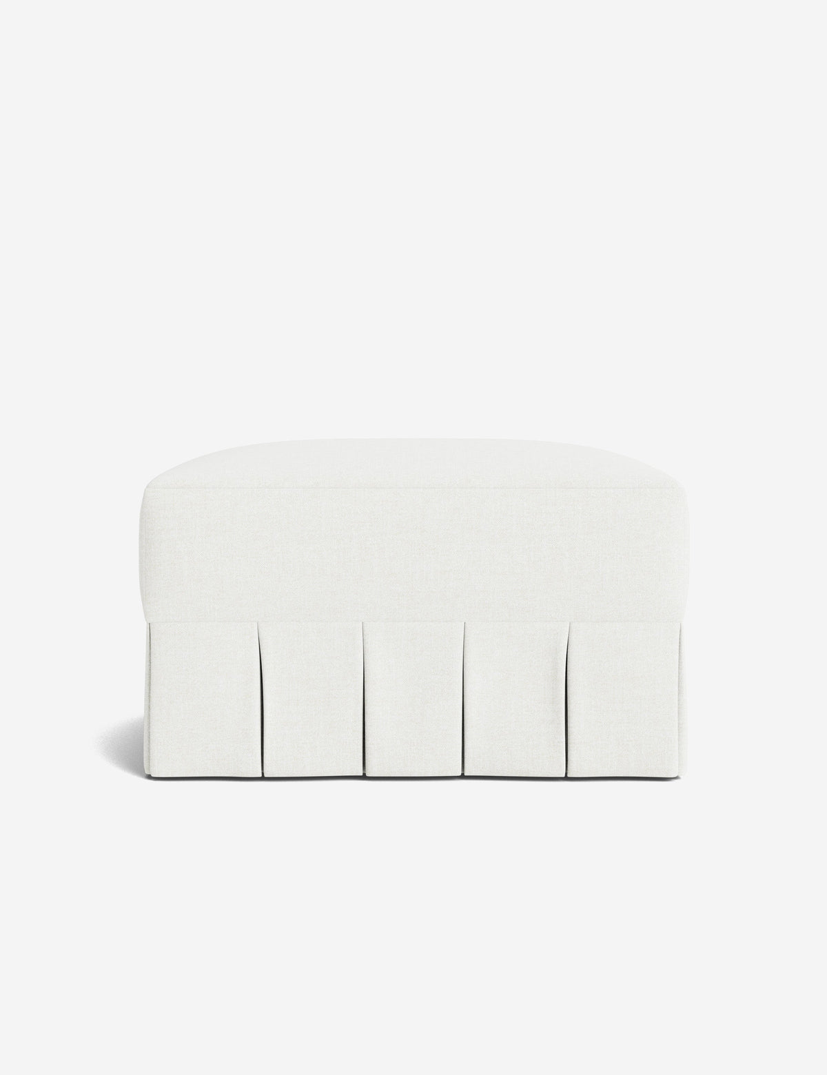 Portola Pleated Ottoman