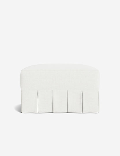 Portola Pleated Ottoman