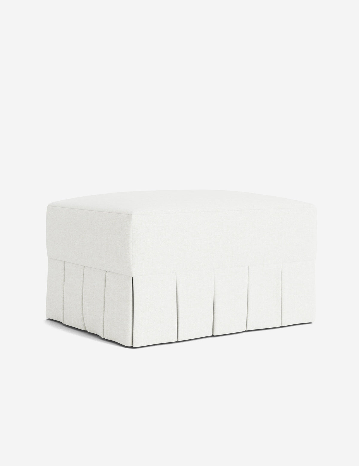 Portola Pleated Ottoman