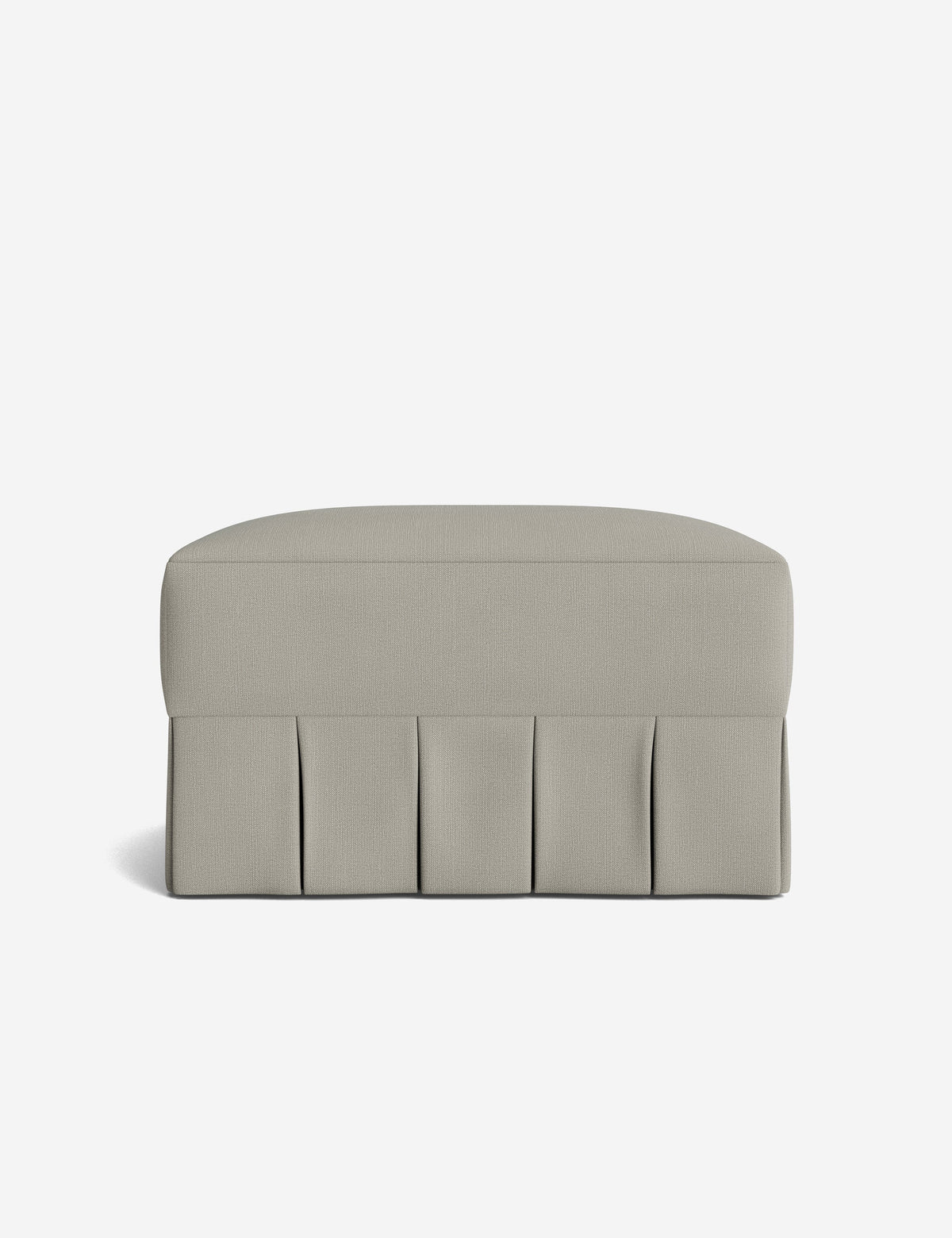 Portola Pleated Ottoman