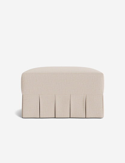 Portola Pleated Ottoman