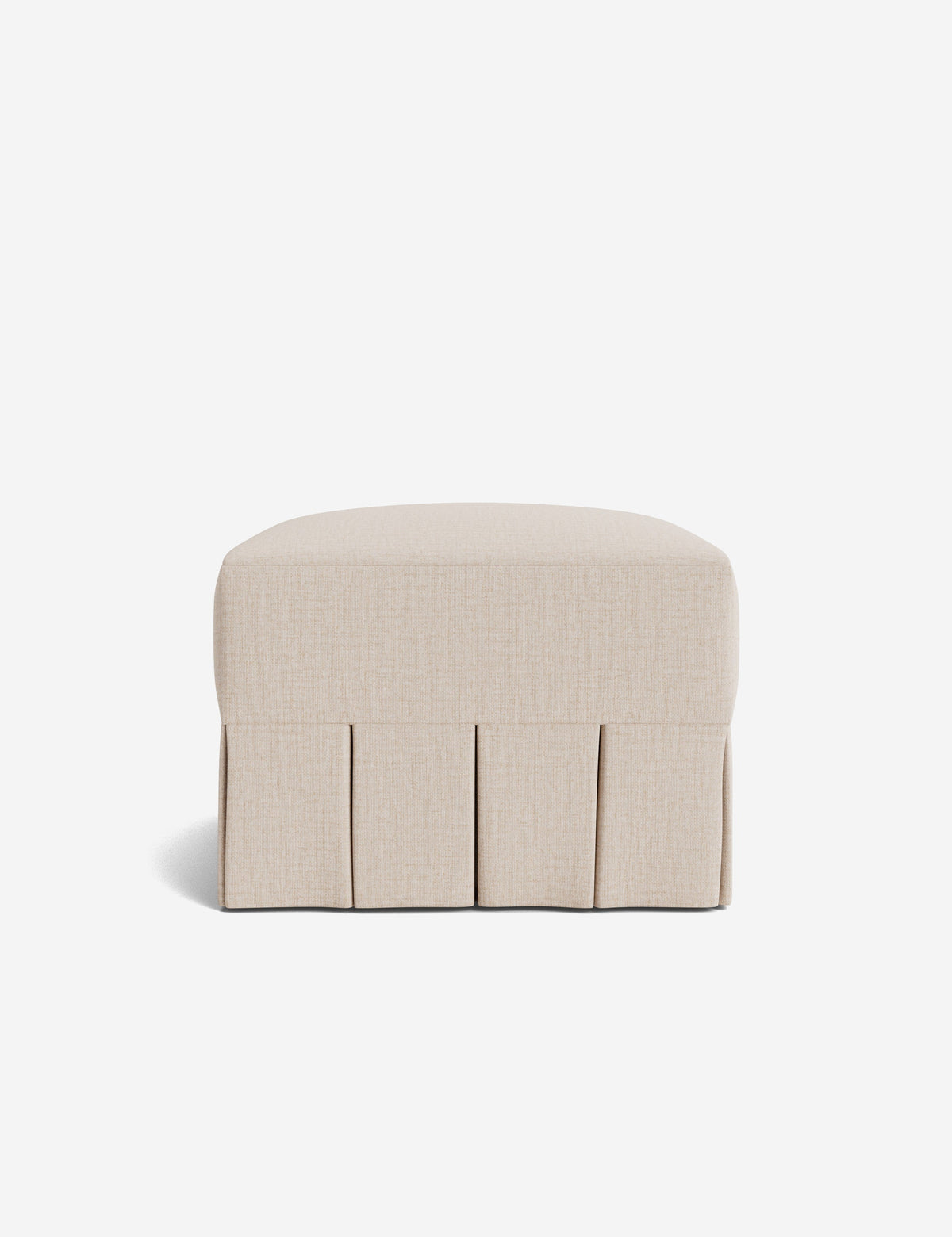 Portola Pleated Ottoman