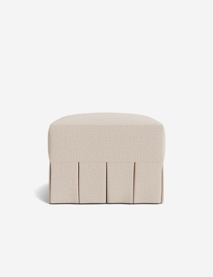 Portola Pleated Ottoman