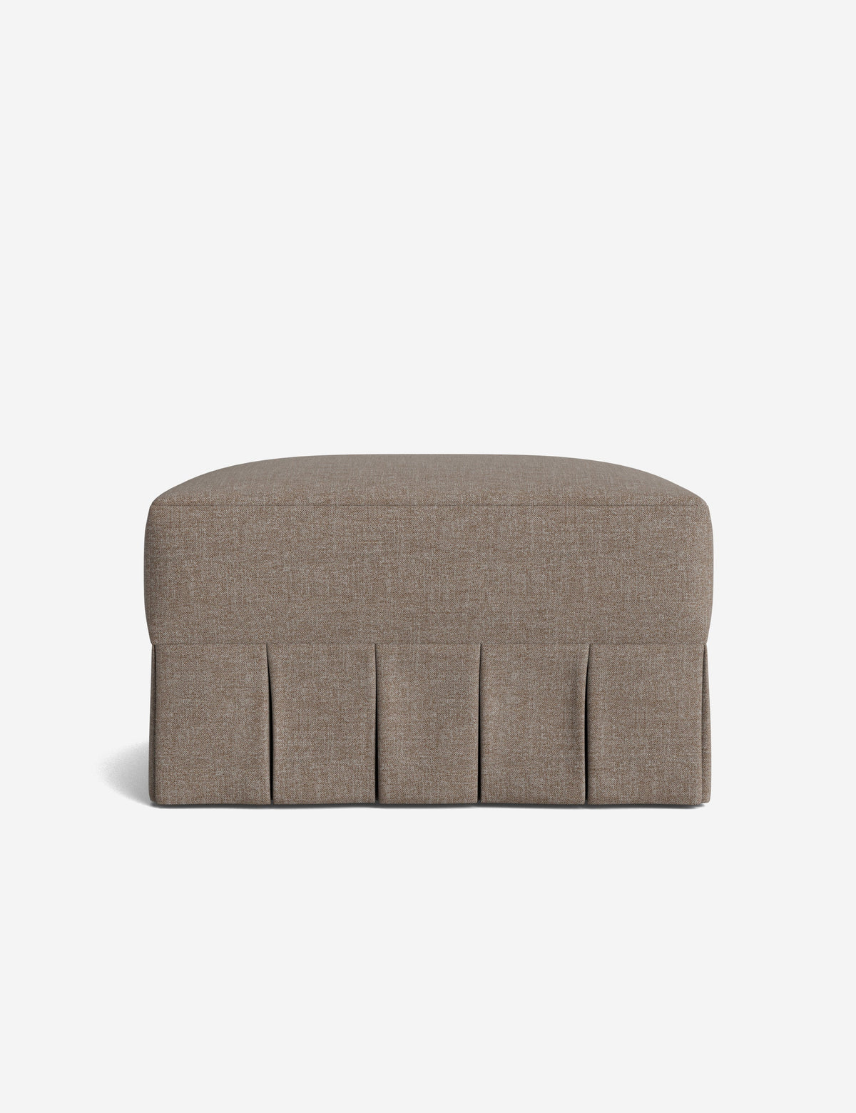 Portola Pleated Ottoman