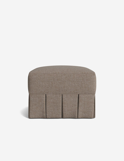 Portola Pleated Ottoman