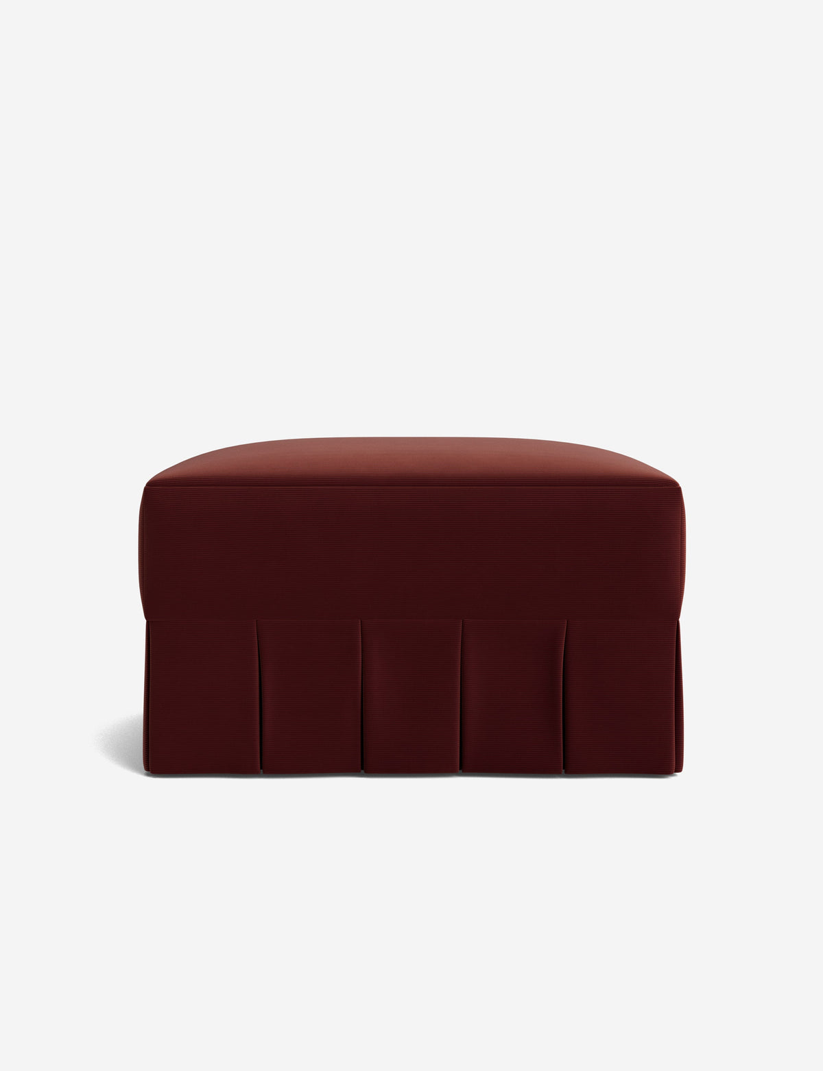 Portola Pleated Ottoman