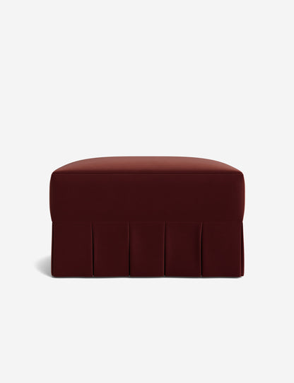 Portola Pleated Ottoman