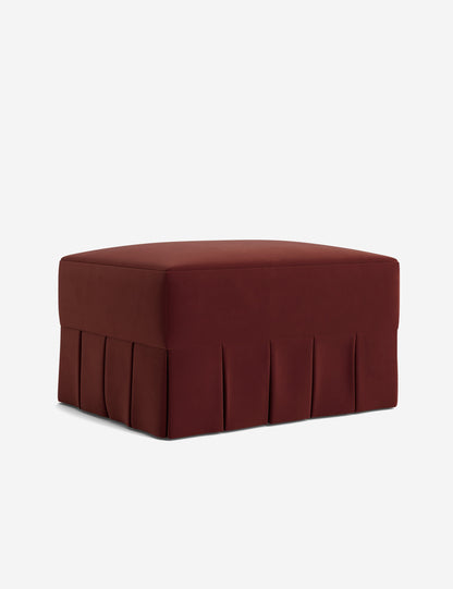 Portola Pleated Ottoman