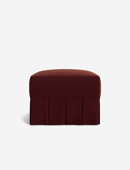 Portola Pleated Ottoman