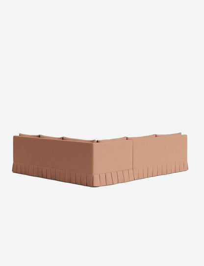 Portola Luxe Depth Pleated Corner Sectional Sofa