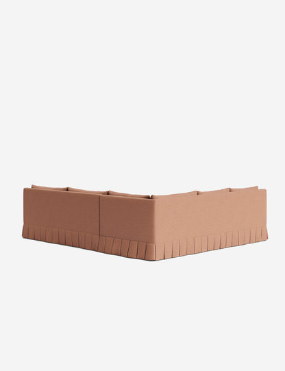 Portola Luxe Depth Pleated Corner Sectional Sofa