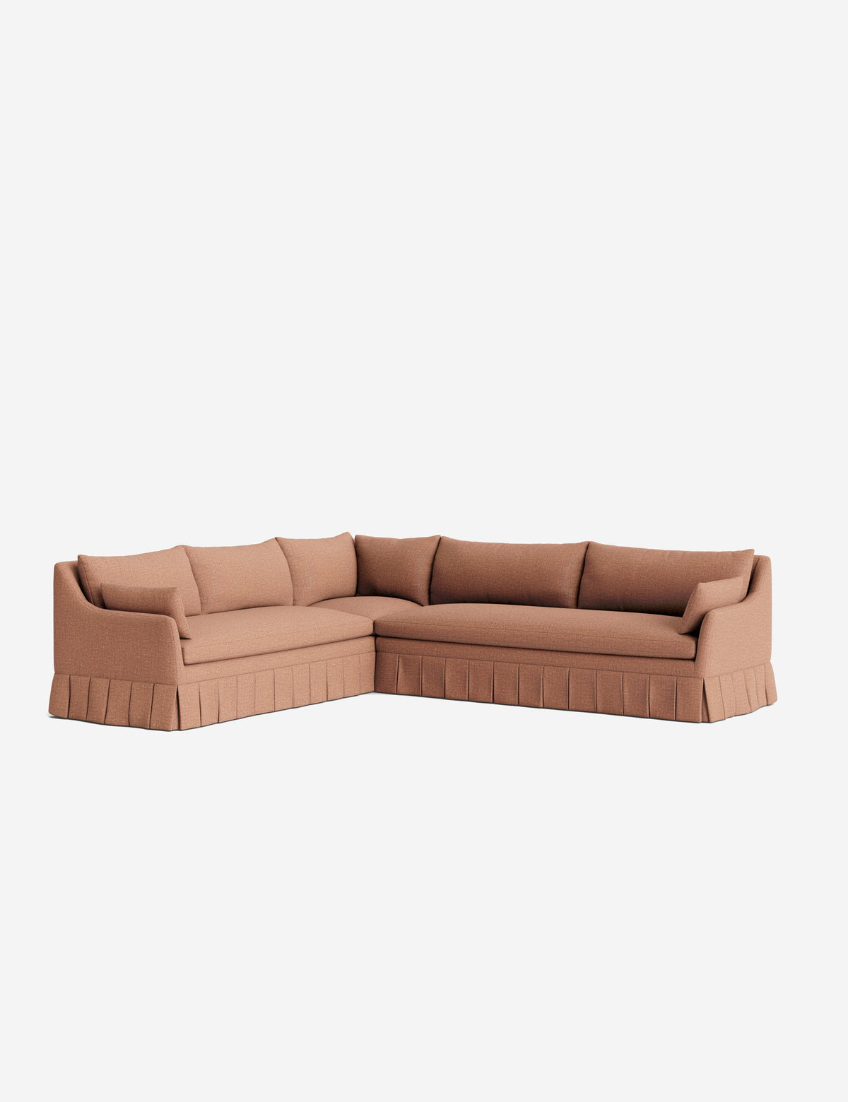 Portola Pleated Sectional Sofa