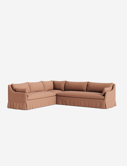 Portola Pleated Sectional Sofa