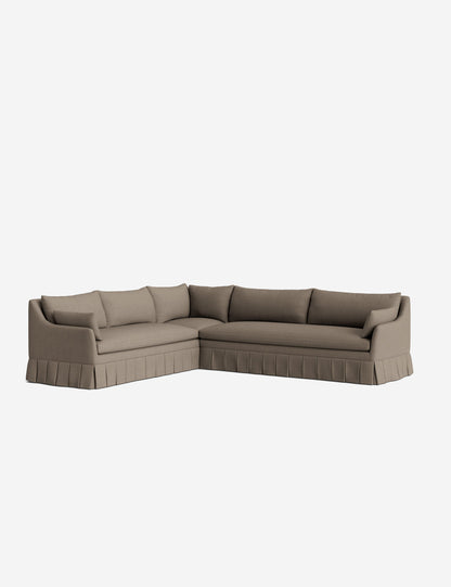 Portola Pleated Sectional Sofa
