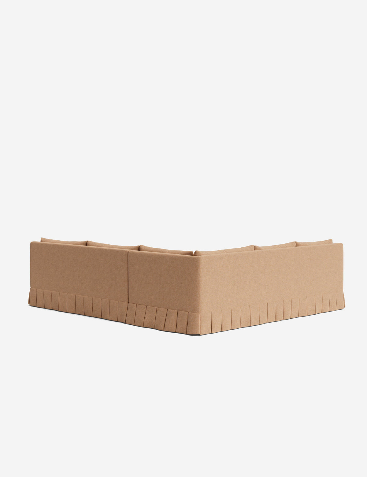 Portola Luxe Depth Pleated Corner Sectional Sofa