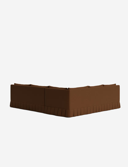 Portola Luxe Depth Pleated Corner Sectional Sofa