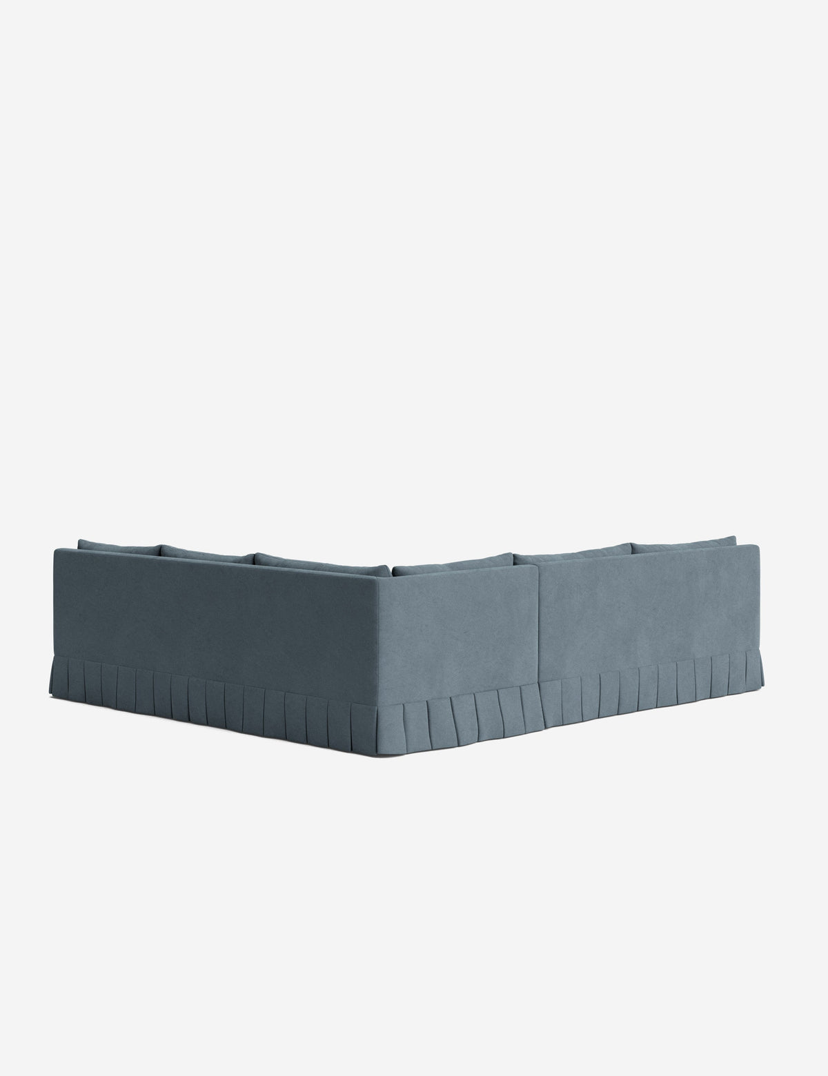 Portola Luxe Depth Pleated Corner Sectional Sofa
