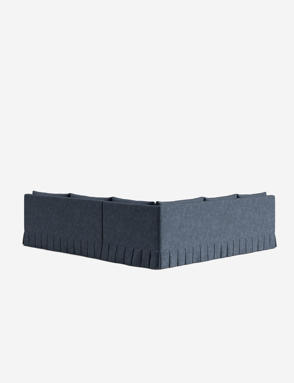Portola Luxe Depth Pleated Corner Sectional Sofa