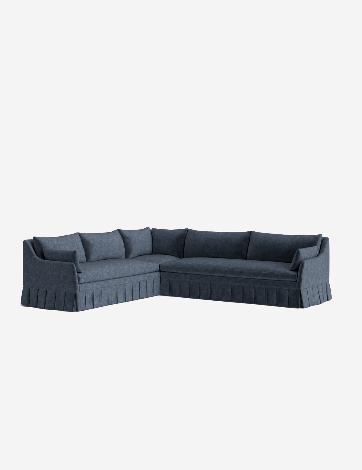 Portola Pleated Sectional Sofa