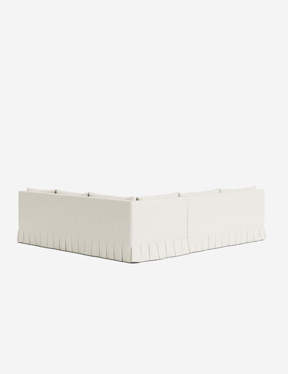 Portola Luxe Depth Pleated Corner Sectional Sofa