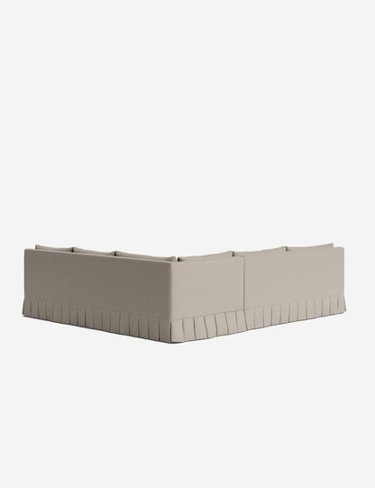 Portola Luxe Depth Pleated Corner Sectional Sofa