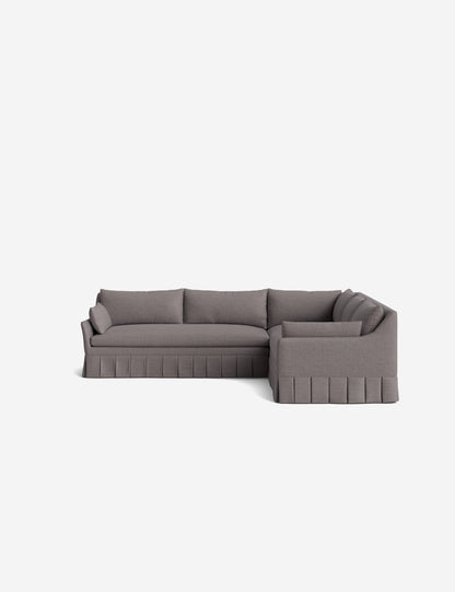 Portola Luxe Depth Pleated Corner Sectional Sofa
