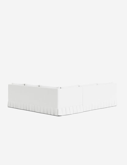 Portola Luxe Depth Pleated Corner Sectional Sofa