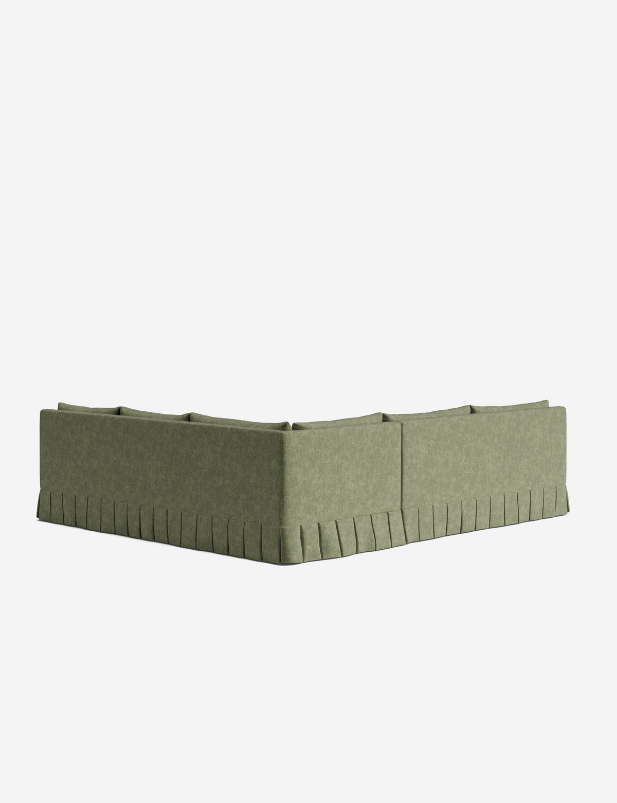 Portola Luxe Depth Pleated Corner Sectional Sofa