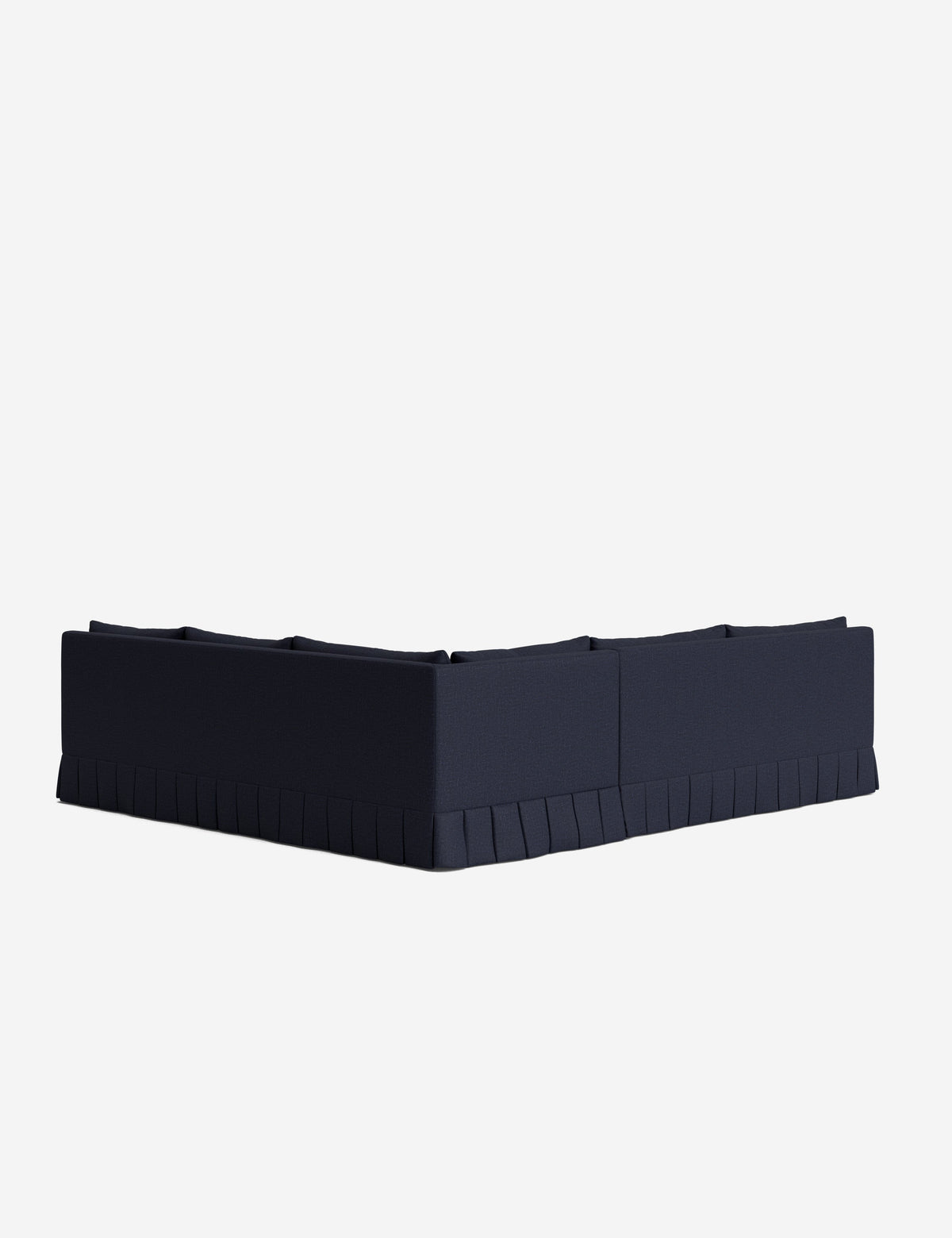 Portola Luxe Depth Pleated Corner Sectional Sofa