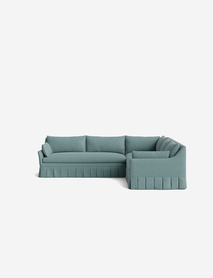 Portola Luxe Depth Pleated Corner Sectional Sofa