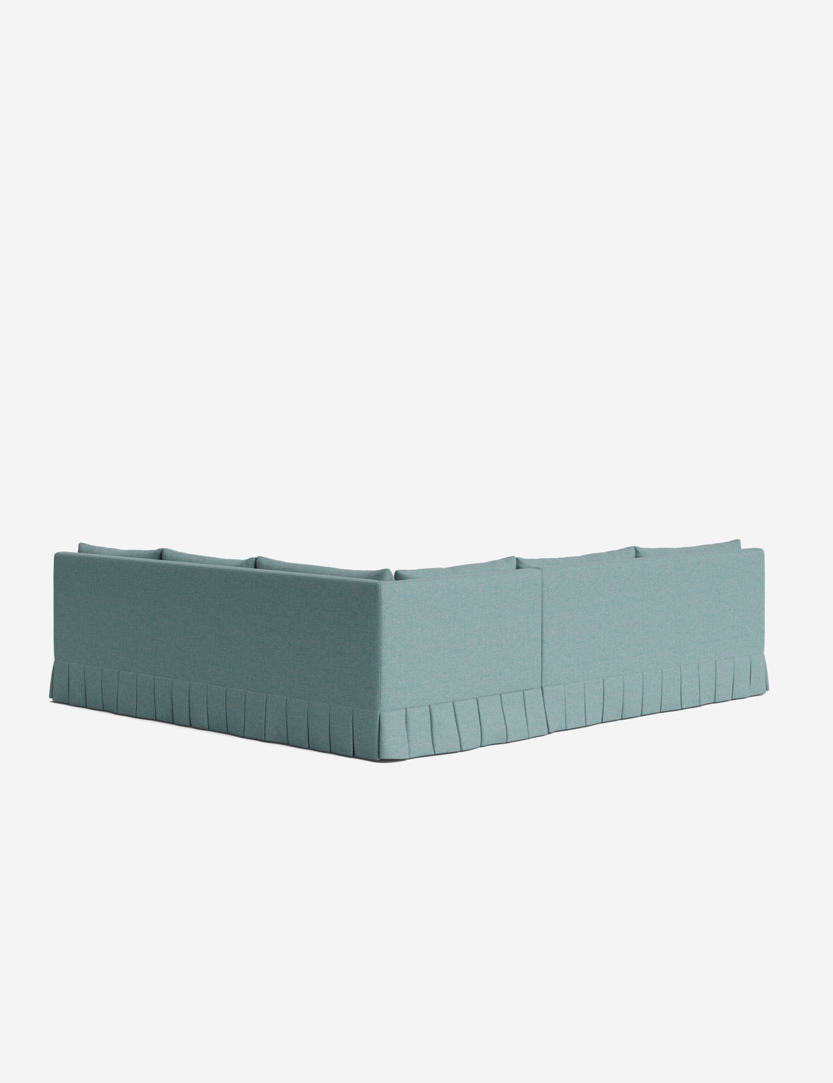 Portola Luxe Depth Pleated Corner Sectional Sofa