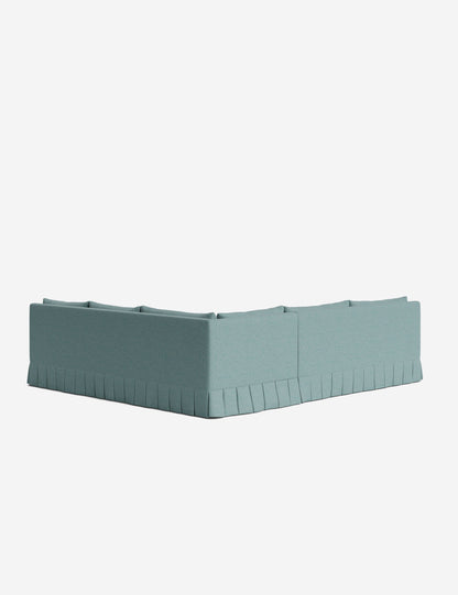 Portola Luxe Depth Pleated Corner Sectional Sofa