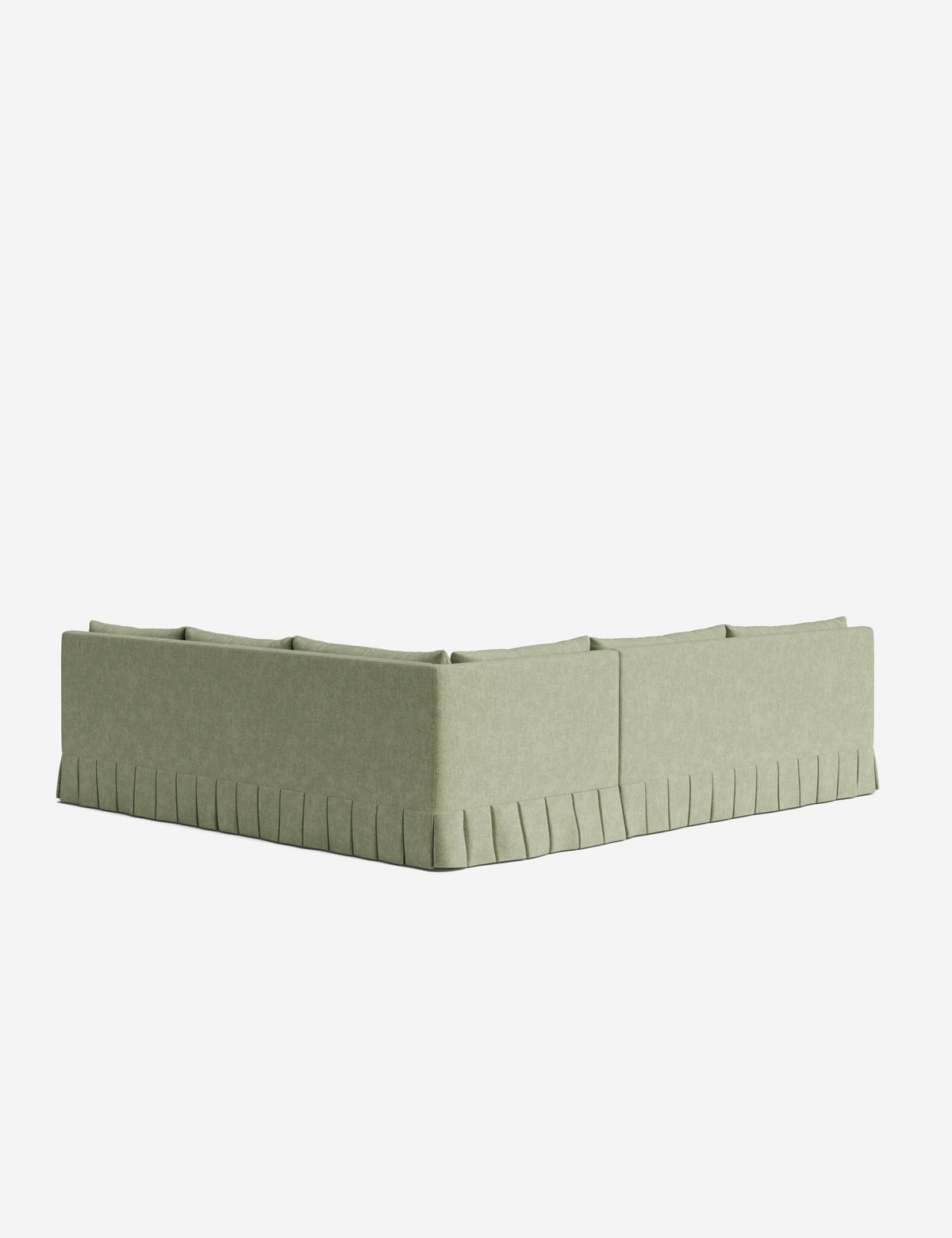Portola Luxe Depth Pleated Corner Sectional Sofa