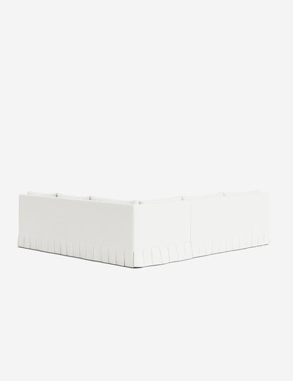 Portola Luxe Depth Pleated Corner Sectional Sofa