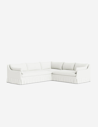 Portola Luxe Depth Pleated Corner Sectional Sofa